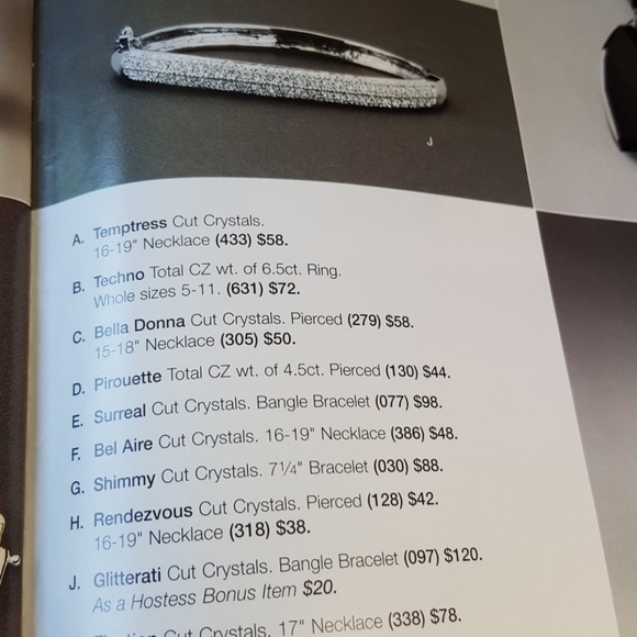 LAST 2 Left Lia Sophia LNWT Austrian Crystal brace - Picture 6 of 7